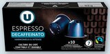 Café Espresso - U en promo chez Super U Châtellerault à 1,61 €