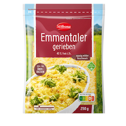 Emmentaler, gerieben