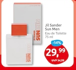 Sun Men Eau de Toilette Angebote von Jil Sander bei E center Esslingen für 29,99 €