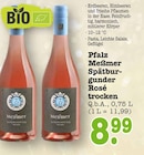 Pfalz Spätburgunder Rosé trocken Angebote von Meßmer bei E center Mannheim für 8,99 €