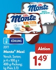 Monte Maxi im ALDI SÜD Prospekt Monte Maxi von ZOTT im aktuellen ALDI SÜD Prospekt für 1,49 €