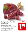 Zart gereiftes Charolais Rindfleisch: Rinderhochrippe bei EDEKA im Blankenrath Prospekt für 1,79 €
