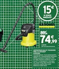 Aspirateur eau et poussière KWD 3 V-17/4/20/F - KARCHER en promo chez Intermarché Hyper Aspirateur eau et poussière KWD 3 V-17/4/20/F - KARCHER dans le catalogue Intermarché Hyper