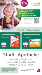 mea - meine apotheke Prospekt für Olbernhau mit 4 Seiten mea - meine apotheke Prospekt für Olbernhau: "Unsere Dezember-Angebote", 4 Seiten, 01.12.2025 - 31.12.2025