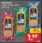 Aktuelles Leberwurst Angebot bei Netto Marken-Discount in Wolfsburg ab 1,49 €