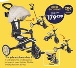 Tricycle explorer 4 en 1 dans le catalogue La Grande Récré