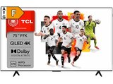 75P7K QLED Google TV (Flat, 75 Zoll / 191 cm, UHD 4K, SMART TV) von TCL im aktuellen MediaMarkt Saturn Prospekt