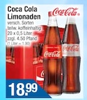 Limonaden von Coca Cola im aktuellen Getränke City Prospekt für 18,99 €