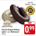 Frische Orginal Pfälzer Leberwurst à EDEKA dans Volmunster Frische Orginal Pfälzer Leberwurst à EDEKA dans Volmunster