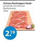 Aktuelles Ochsen Hochrippen Steak Angebot bei V-Markt in Augsburg ab 2,19 €