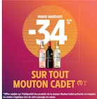 -34% de remise immédiate sur tout Mouton Cadet - Mouton Cadet en promo chez Intermarché Calais