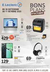 Prospectus E.Leclerc à Thionville, "LES BONS PLANS D'OCTOBRE", 4 pages de promos valables du 30/09/2025 au 11/10/2025