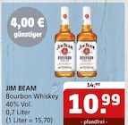 Bourbon Whiskey Angebote von Jim Beam bei Getränke Quelle WVG Lutherstadt Wittenberg für 10,99 €