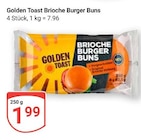 Brioche Burger Buns Angebote von Golden Toast bei GLOBUS Halle für 1,99 €