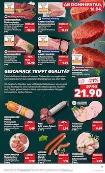 Schweinefleisch im Kaufland Prospekt "Aktuelle Angebote" mit 56 Seiten (Bremerhaven)