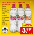 Mineralwasser mit Fruchtgeschmack von Vitrex im aktuellen Netto Marken-Discount Prospekt für 0,99 €