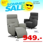 Reagan Sessel Angebote von Seats and Sofas bei Seats and Sofas Aschaffenburg für 949,00 €