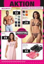 Woolworth Herrenschuhe im Prospekt 