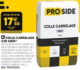 Colle Carrelage C2E Gris à Tout Faire dans Formerie