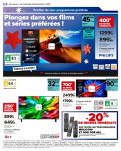 Promos LG dans le catalogue "UN Noël POUR TOUS LES GOÛTS" de Carrefour à la page 18