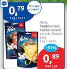 Knabbermix Katzensnack im Angebot bei budni in Berlin Knabbermix Katzensnack Angebote von Felix bei budni Berlin für 0,79 €