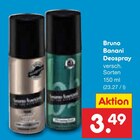 Deospray im Angebot bei Netto Marken-Discount in Dresden Deospray Angebote von Bruno Banani bei Netto Marken-Discount Dresden für 3,49 €