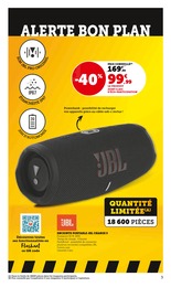 Prix et réduction JBL dans le prospectus Super U en cours Offre JBL dans le catalogue Super U du moment à la page 3