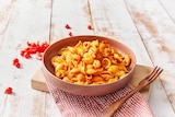 CONCHIGLIE SAUCE CRÉMEUSE AU POIVRON ET CHORIZO - LECHEF - Auchan Hypermarché à Saint-Nazaire CONCHIGLIE SAUCE CRÉMEUSE AU POIVRON ET CHORIZO - LECHEF en promo chez Auchan Hypermarché Saint-Nazaire à 4,49 €