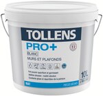Peinture* blanche Pro+ - TOLLENS en promo chez Castorama Peinture* blanche Pro+ - TOLLENS dans le catalogue Castorama