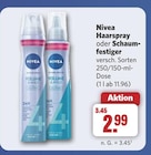 Haarspray oder Schaumfestiger im Angebot bei combi in Neustadt Haarspray oder Schaumfestiger Angebote von Nivea bei combi Neustadt für 2,99 €