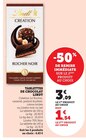 Tablettes de Chocolat - Lindt en promo chez Super U Plaisir à 1,54 €