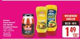 Snack-Saucen oder Werder Currywurst-Sauce von Homann für 1,49 € bei EDEKA im Angebot Snack-Saucen oder Werder Currywurst-Sauce von Homann im aktuellen EDEKA Prospekt