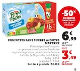 Pom'Potes Sans Sucres Ajoutés - Materne en promo chez U Express Pom'Potes Sans Sucres Ajoutés - Materne dans le catalogue U Express