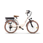 Vélo de ville électrique mixte Toscana Beige - Sans Marque - Feu Vert à Houilles Vélo de ville électrique mixte Toscana Beige - Sans Marque en promo chez Feu Vert Houilles à 749,00 €