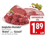 Jungbullen-Rouladen im aktuellen EDEKA Prospekt für 1,89 €