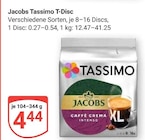 Tassimo T-Disc Angebote von Jacobs bei GLOBUS Salzgitter für 4,44 €