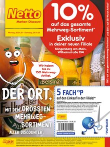 Netto Marken-Discount Prospekt mit 4 Seiten (Klingenberg (Main))