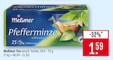 Pfefferminze Angebote von Meßmer bei Marktkauf Schorndorf für 1,59 €