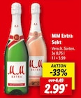 Sekt im Angebot bei Lidl in Herford Sekt Angebote von MM Extra bei Lidl Herford für 2,99 €