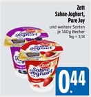 Aktuelle Sahne Angebote bei EDEKA in Ingolstadt Aktuelles Sahne-Joghurt Pure Joy Erdbeere Angebot bei EDEKA in Ingolstadt ab 0,44 €