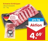 Schweine-Schälrippen Angebote bei Netto Marken-Discount Mülheim für 4,69 €