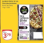 Flammkuchenböden im Angebot bei GLOBUS in Braunschweig Flammkuchenböden Angebote von GLOBUS FRESH 'N' GO bei GLOBUS Braunschweig für 3,79 €
