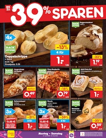 Pizza im Netto Marken-Discount Prospekt "Aktuelle Angebote" mit 66 Seiten (Potsdam)