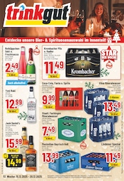 Aktueller Trinkgut GetrĂ€nkemĂ€rkte Prospekt fĂŒr Garbsen 15.12.2025 - 20.12.2025 Trinkgut Prospekt fĂŒr Garbsen mit 26 Seiten