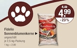Sonnenblumenkerne im Angebot bei V-Markt in Kaufbeuren Sonnenblumenkerne Angebote von Fidelio bei V-Markt Kaufbeuren für 4,99 €