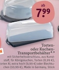 Torten- oder Kuchen-Transportbehälter von  im aktuellen tegut Prospekt für 8,99 €