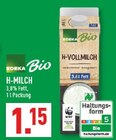 H-Milch im Angebot bei Marktkauf in Beckum H-Milch Angebote von EDEKA Bio bei Marktkauf Beckum für 1,15 €