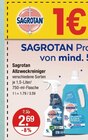 Sagrotan Allzweckreiniger verschiedene Sorten von Sagrotan im aktuellen V-Markt Prospekt für 2,69 €