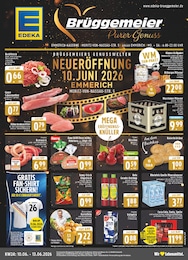 EDEKA Prospekt "Aktuelle Angebote", 12 Seiten, 08.06.2026 - 08.06.2026 Aktueller EDEKA Prospekt, "Aktuelle Angebote", mit Angeboten der Woche, gültig von 08.06.2026 bis 08.06.2026