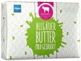 Butter im REWE Prospekt Butter von Allgäuer Hof-Milch im aktuellen REWE Prospekt für 2,29 €